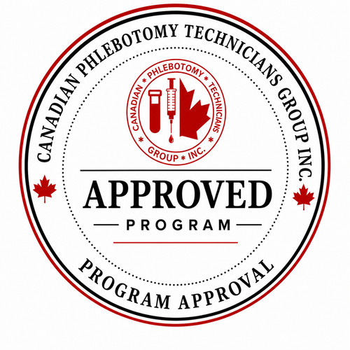 Canadian Phlebotomy Technician Group Inc Logo. Showing MEDTCs affiliation with the organization